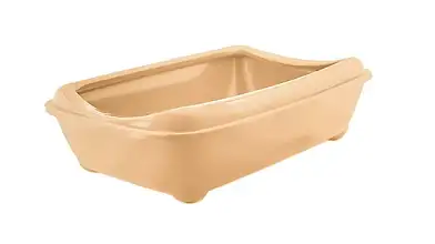 HOMECAT туалет для кошек с бортиком бежевый