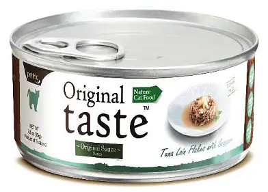 PETTRIC Original Taste консервы для кошек тунец с люцианом в соусе