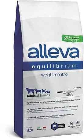 Купить alleva equilibrium weight control adult all breeds сухой корм для взрослых собак всех пород для контроля веса